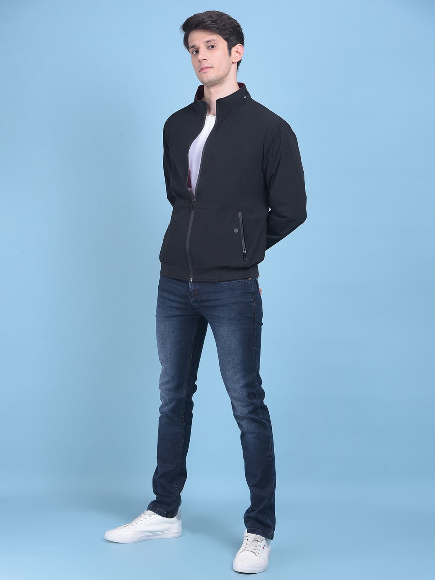 Crimsoune Club Black Regular Fit Jacket