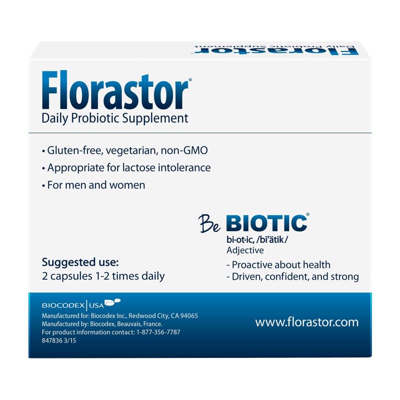 Florastor Probiotic Capsules - 20ct
