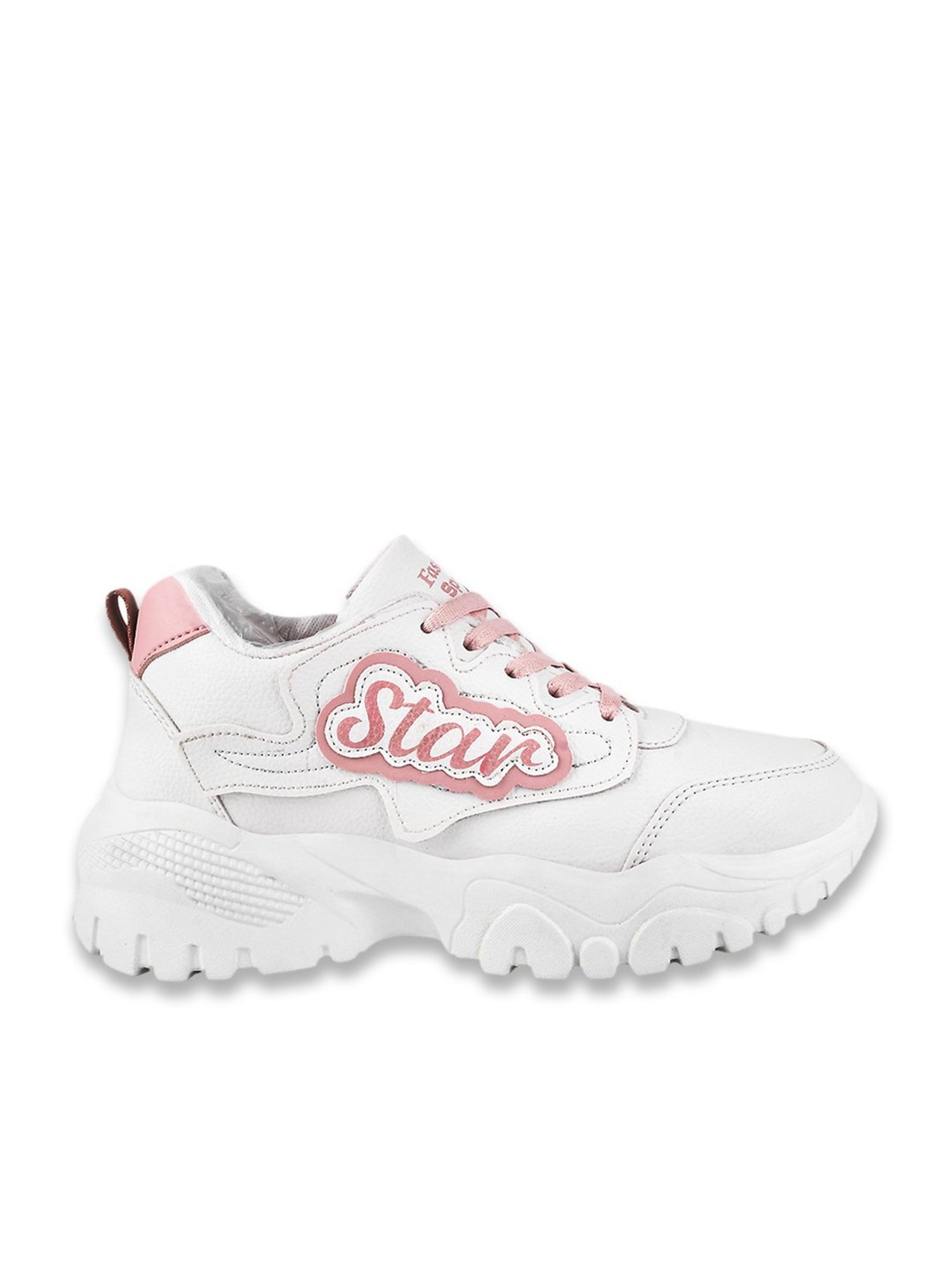 Shoetopia Women's Pink Casual Sneakers