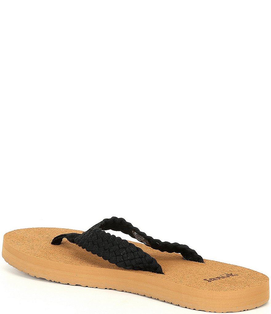 Sanuk Women's Stacker Braid Flip Flops