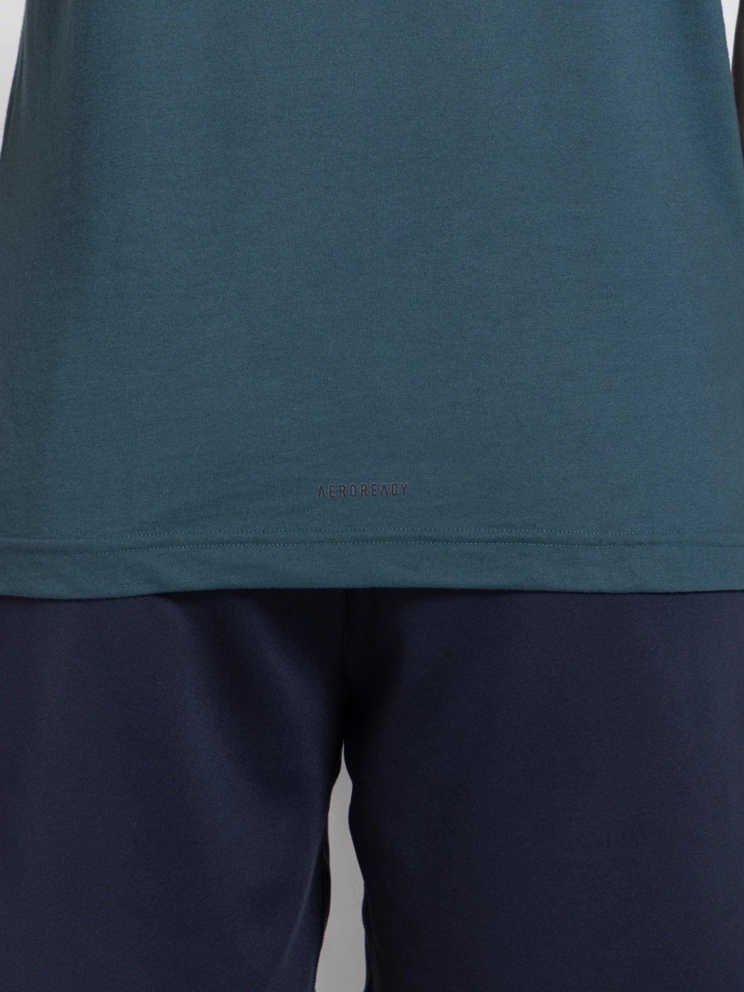 Adidas Turquoise Regular Fit T-Shirt