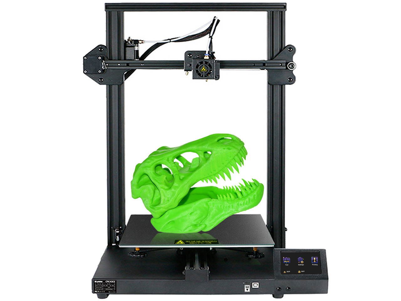 Official 3D Printer with Meanwell Power Supply ,Removable Build Surface ,Upgraded Silent Motherboard,Carborundum Glass Bed, Resume Printing,DIY Printers 300 X 300 X 400mm Print Size