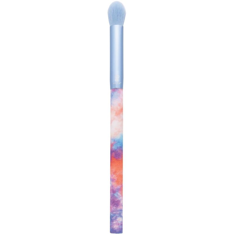MODA Brush 5pc Dreamy Blue Tie Dye Makeup Brush Set, Includes - Blush, Domed Shadow, Crease, and Angle Eyeliner Brushes