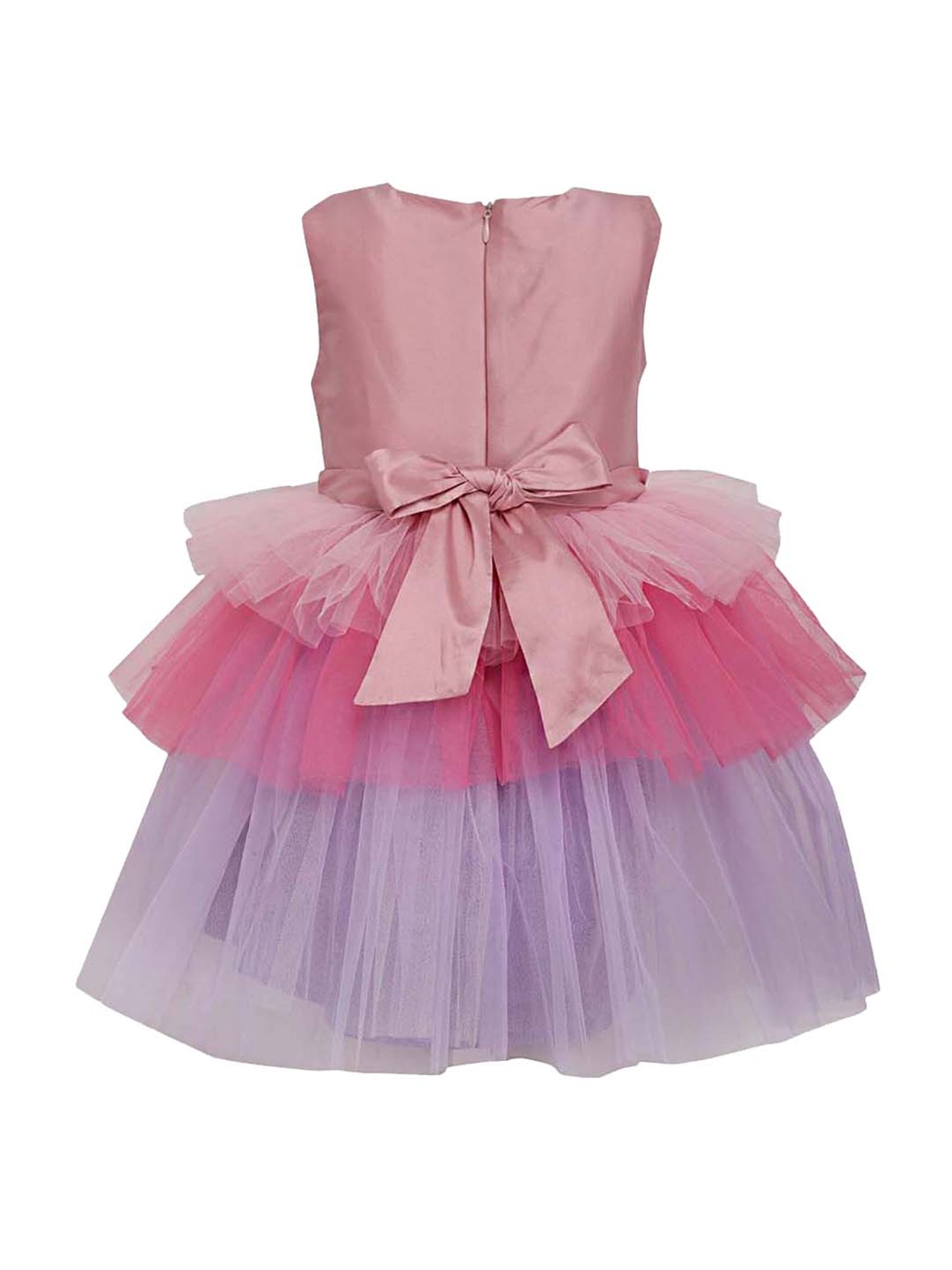 A Little Fable Kids Multicolor Embellished Dress