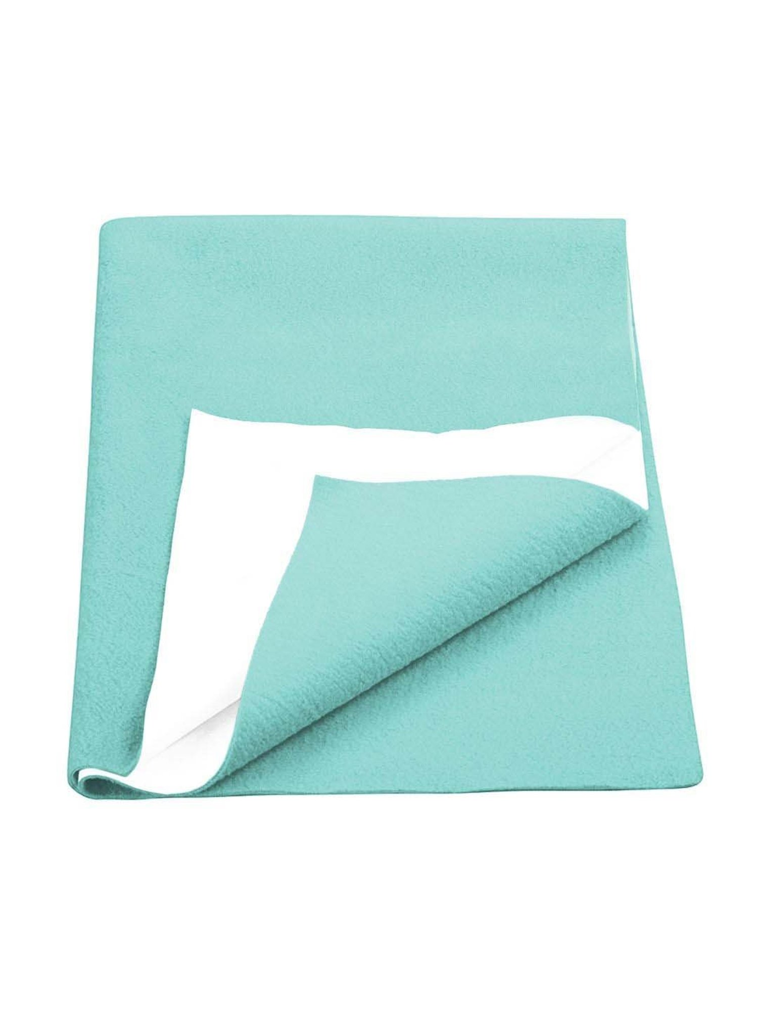 Bianca Smart dry Royal Blue & Sea-Green Microfibre 320 GSM Medium Baby Mattress Protector - Set of 2