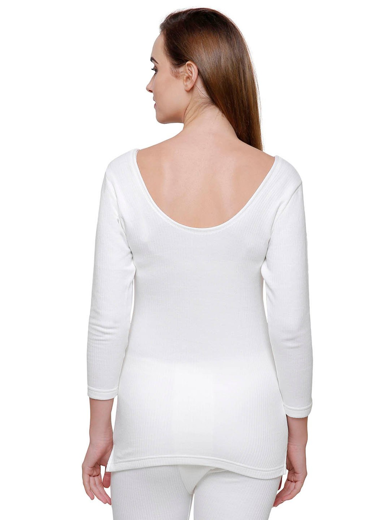 Bodycare Insider Off White Thermal Top