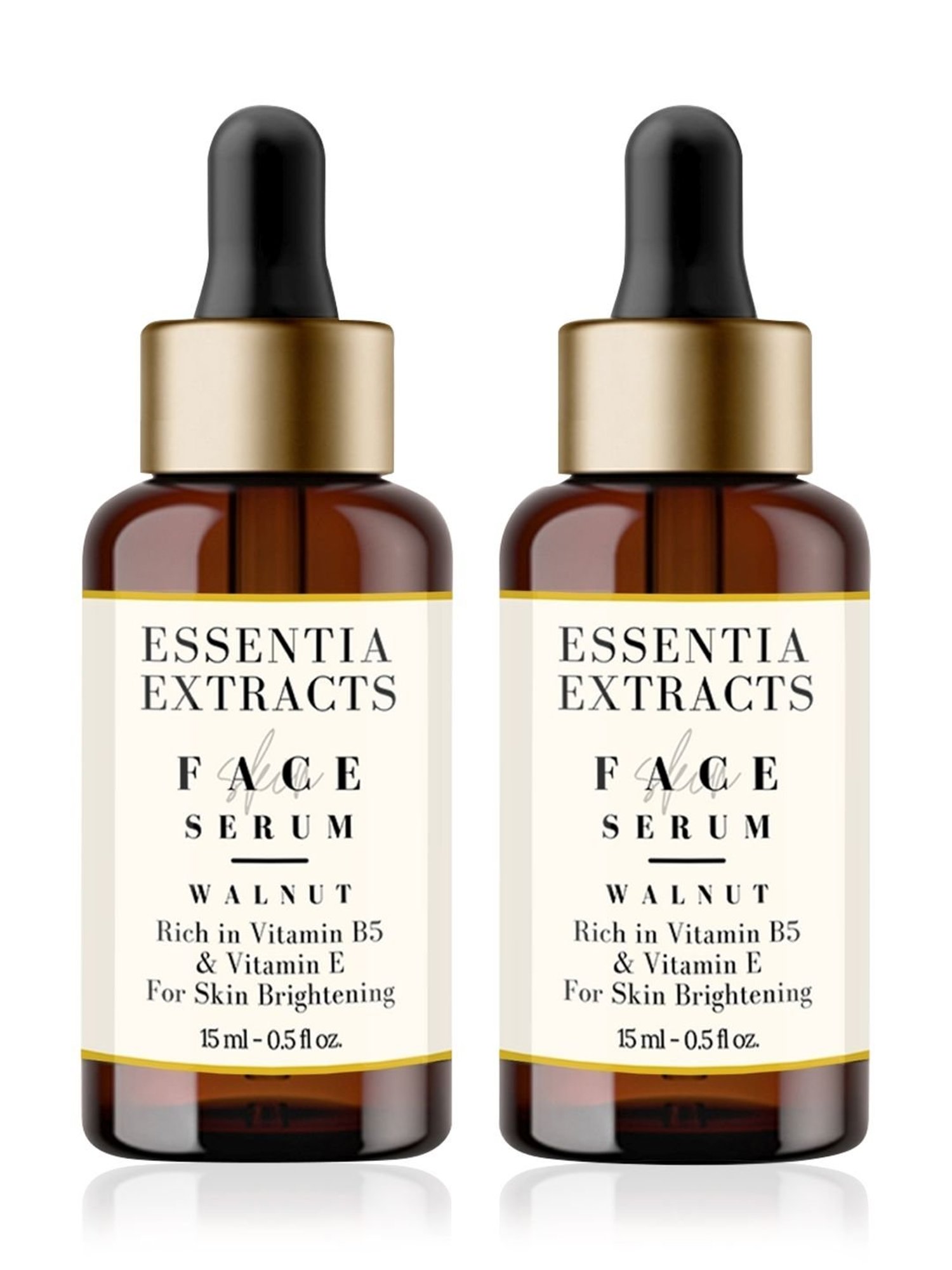 Essentia Extracts Walnut Skin Brigening Facial Serum (Pack of 2) - 30 ml