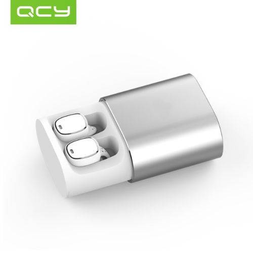 QCY T1 Pro Touch Control Bluetooth Earphones TWS Mini Wireless Headset Music Earbuds with Microphone Handsfree Calls Noise Cancellin 750mAh charging box