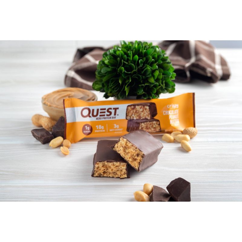 Quest Hero Chocolate Peanut Butter Protein Bar - 4ct/7.62oz Total