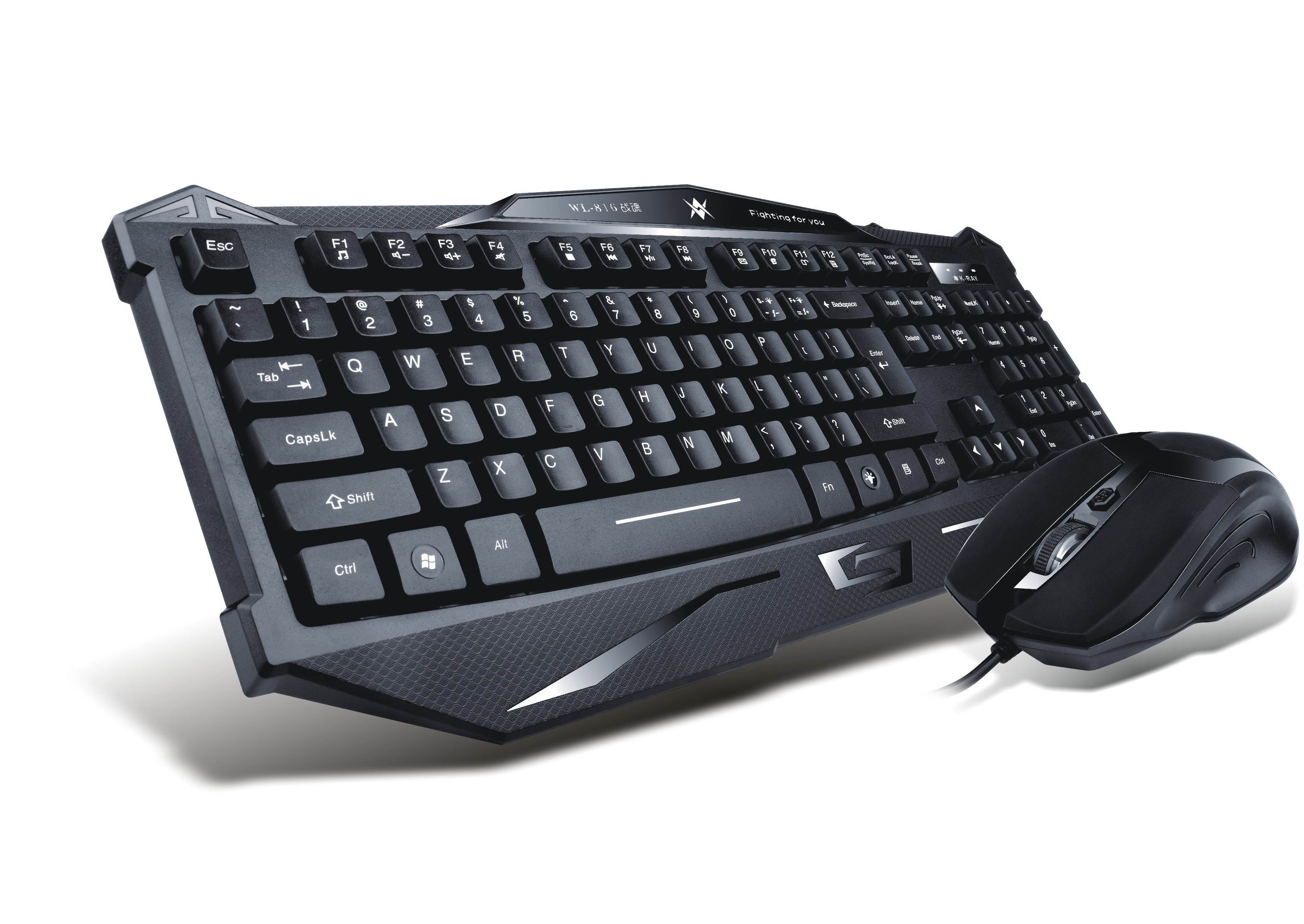 K-RAY KM8000 High Quality Wired Gaming Keyboard with Mouse Control For DESKTOP PC Laptop Wired Keyboard Mouse Combos