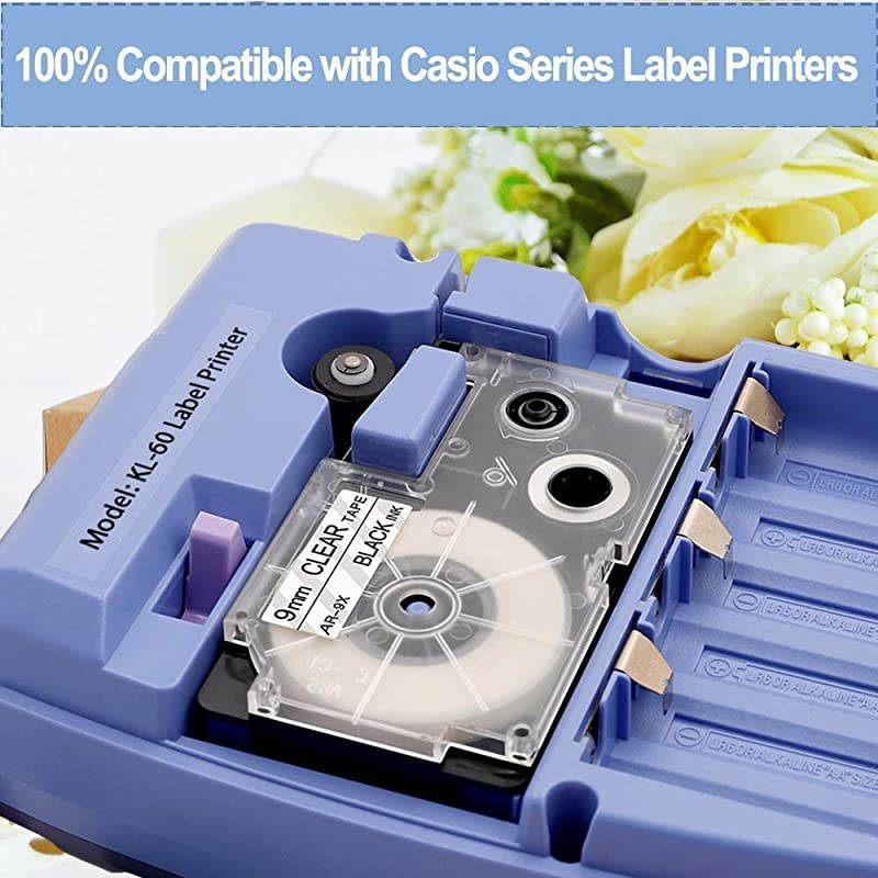 Compatible Label Tape Replacement for Brother Label Maker Tape TZe-251 TZe-151 TZe-451 TZe-651 24mm TZe Tape for P-Touch PT-D600 PT-P700 PTP750W PT2730 ( Clear, White, Yellow, Red, 4-Pack )