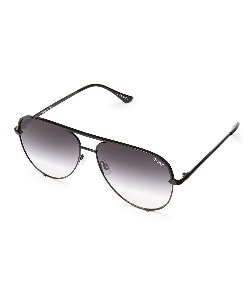 Quay Australia High Key Aviator Sunglasses