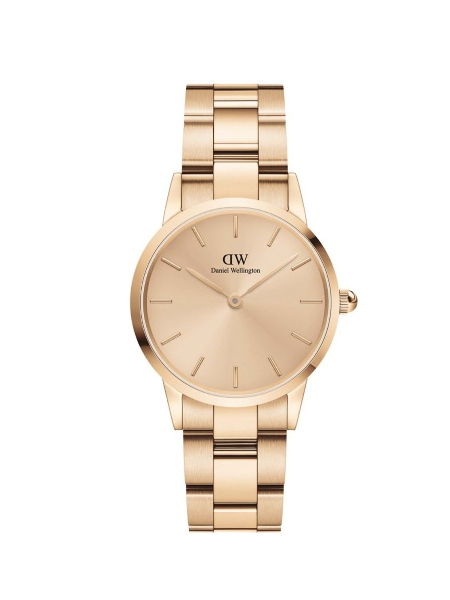 Daniel Wellington Iconic Women Rose Gold Round Dial Analog Watch - DW00100401K