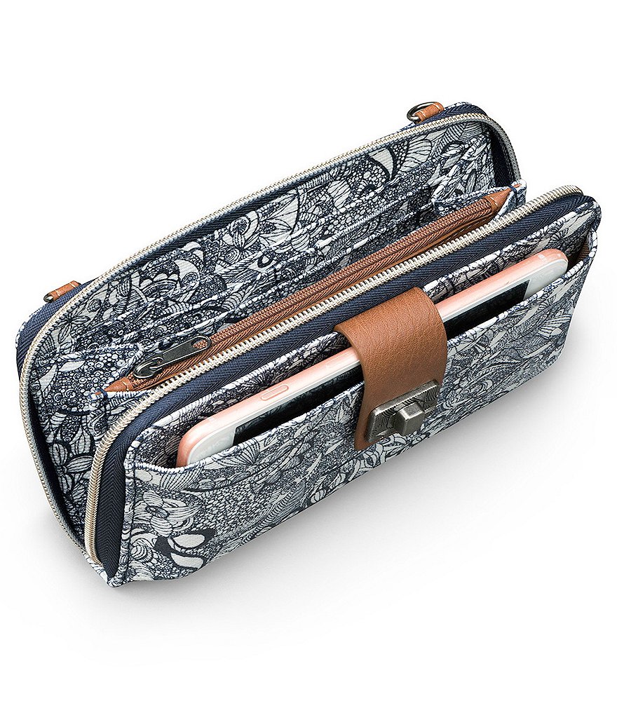 Sakroots Artist Large Smartphone Colorblock Crossbody Bag