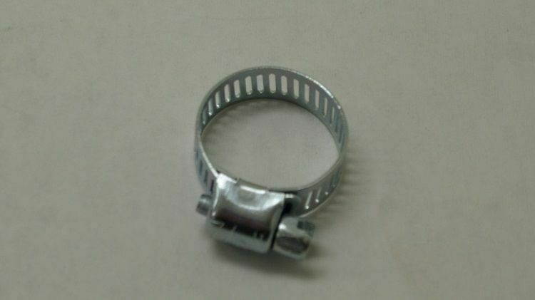 100pc Steel Metal Hose Clamps Adjustable Band 5/16" to 7/8"