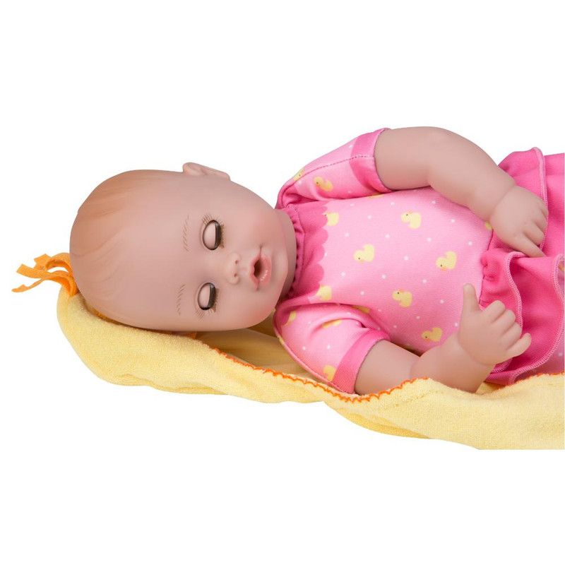 Adora Baby Bath Toy Ducky, 13 inch Bath Time Doll with QuickDri Body