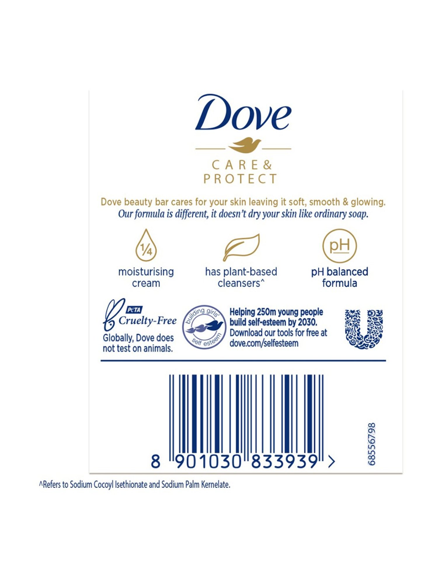 Dove Care & Protect Bar - Pack of 4