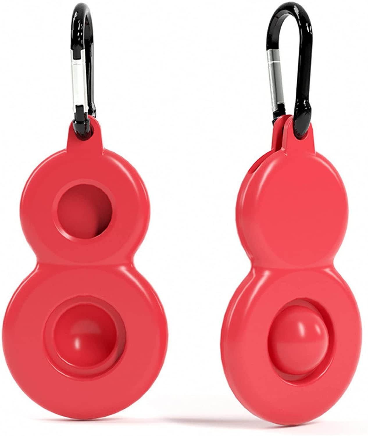 UNIV AirTag Case Keychain Fidget Popper, Silicone Protective Cover for Apple Air Tag Key Finder Tracker Holder, Keyring for Apple Air Tag - Secure - Key Ring Airtag Accessories