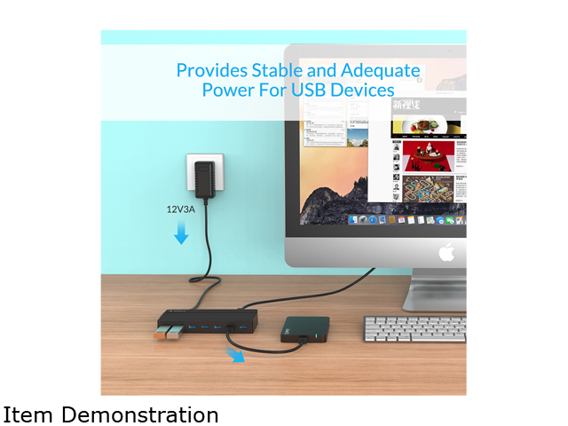 Madeng USB 3.0 HUB Adapter Extender Mini Splitter Box 3 Ports for PC Laptop Macbook Mobile Phone High Speed U Disk Reader