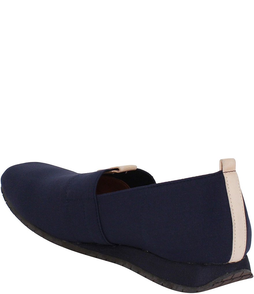 L'Amour Des Pieds Tumai Stretch Fabric Slip Ons