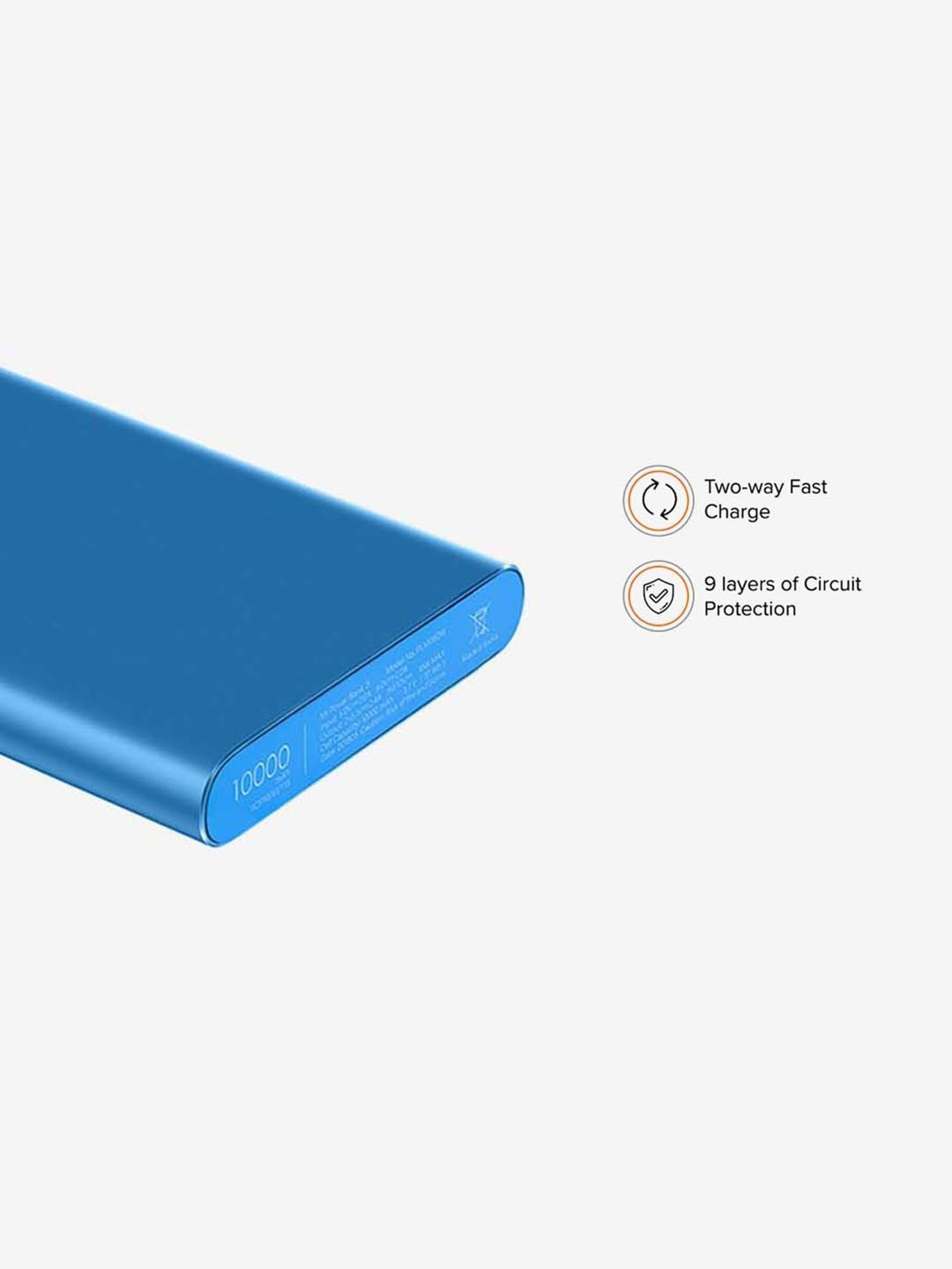 Xiaomi Mi 10000mAH Power Bank with 18W Fast Charging (Blue)