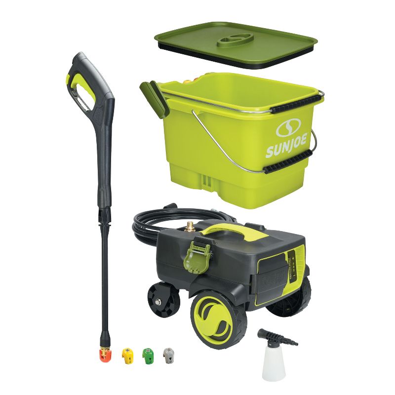 Sun Joe SPX6001C-XR 40-Volt iONMAX Cordless Pressure Washer Kit | 1160 PSI MAX | W/ 5.0-Ah Battery and Charger