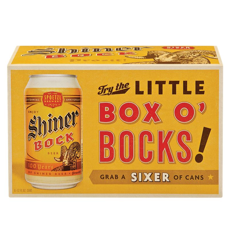 Shiner Bock Beer - 6pk/12 fl oz Cans