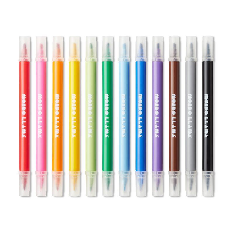 12ct Markers Chisel & Fine Dual-Tip - Mondo Llama™