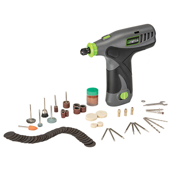 8-Volt Li-Ion Rotary Tool with 65-Piece Accessory Set
