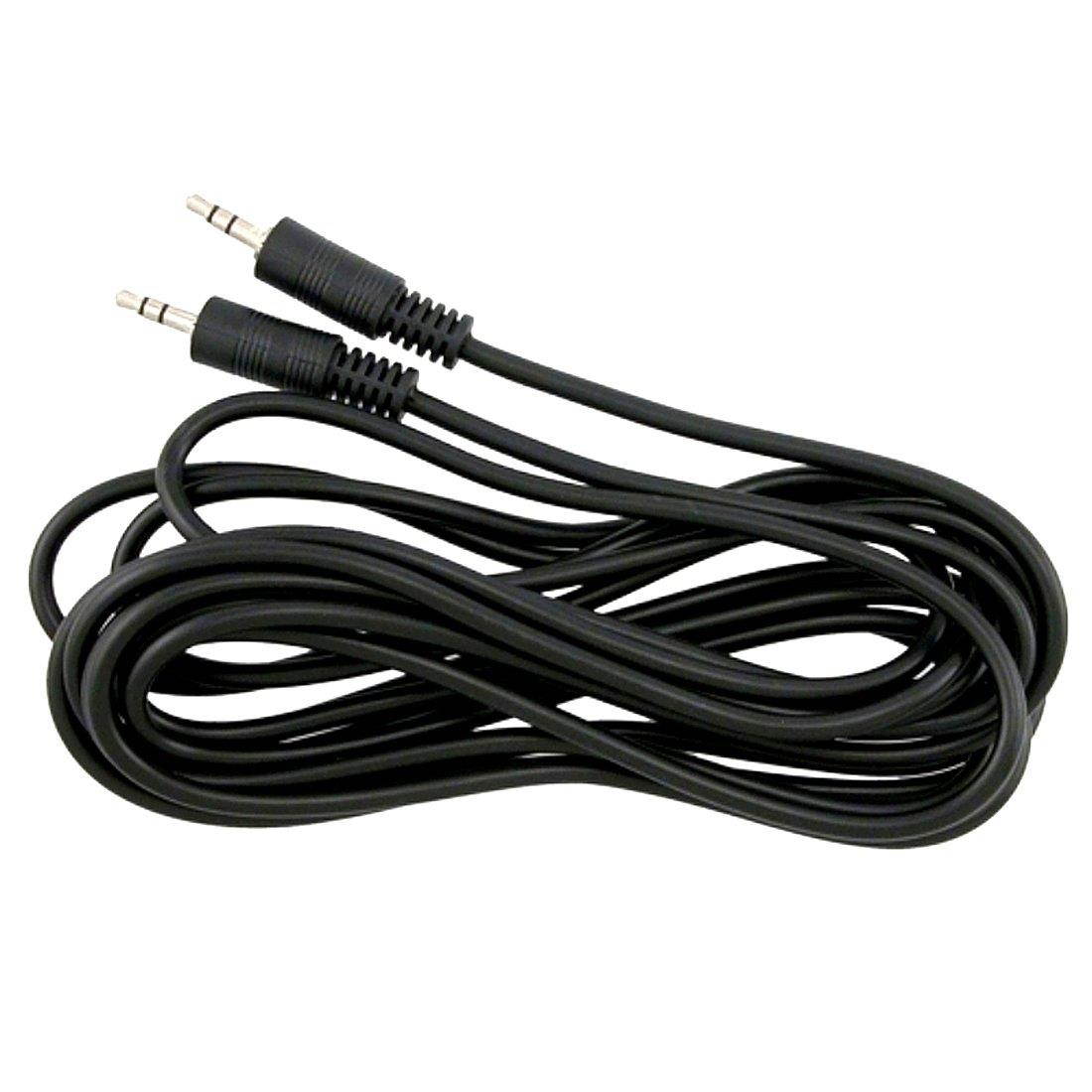 Cables Unlimited 6 feet 3.5mm Male to Male Stereo Audio Cable with nickel plated Plugs for DVD players, laptops, portabl