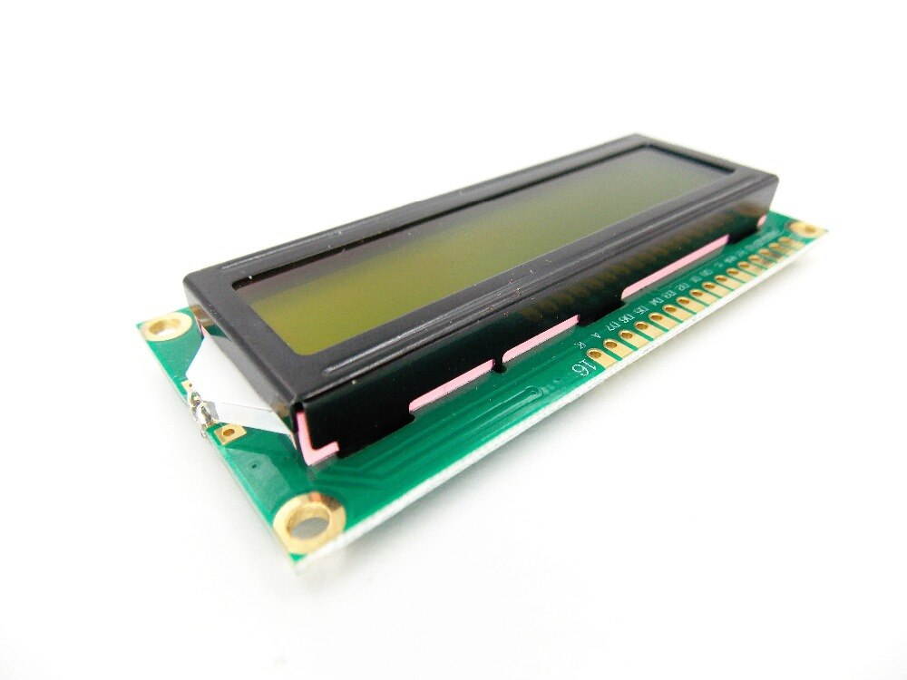 Lejiahong 1pcs LCD1602 LCD 1602 yellow screen with backlight LCD display 1602A-5v 16x2 Characters HD44780 display