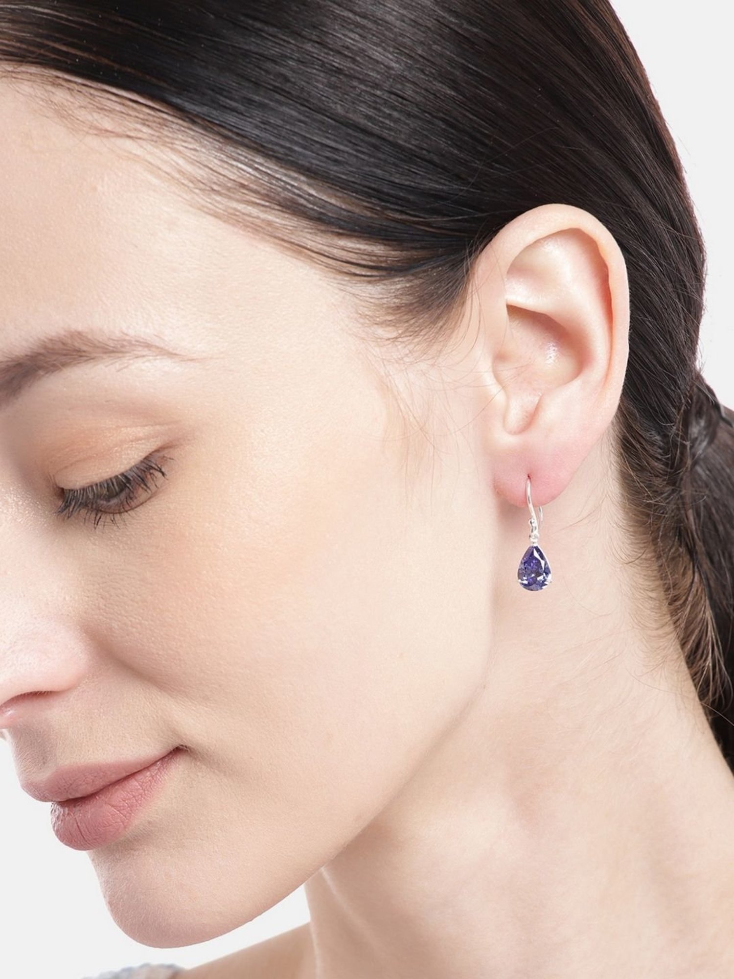 Zavya 92.5 Sterling Silver Drop Earrings for Women