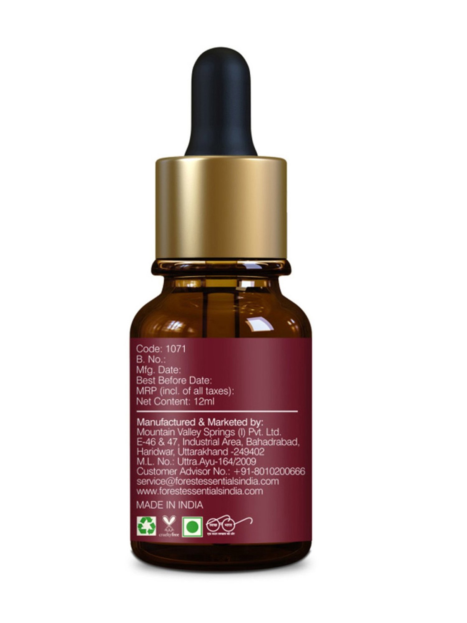 Forest Essentials Advanced Soundarya Age Defying Facial Serum with 24k Gold Serum - 12 ml