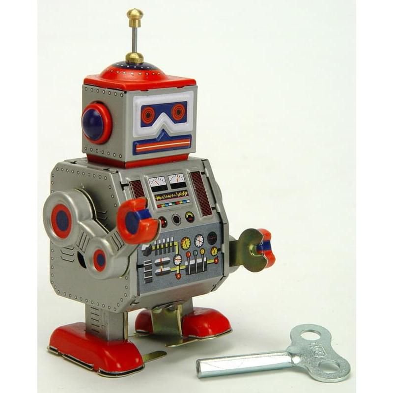Heaven Sent Innovation Inc. Vintage Style 3.75" Tin Transmission Robot