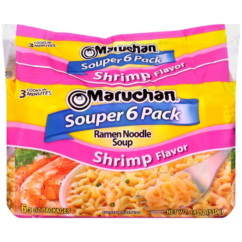 Maruchan Soup Ramen Shrimp Flavor - 18oz