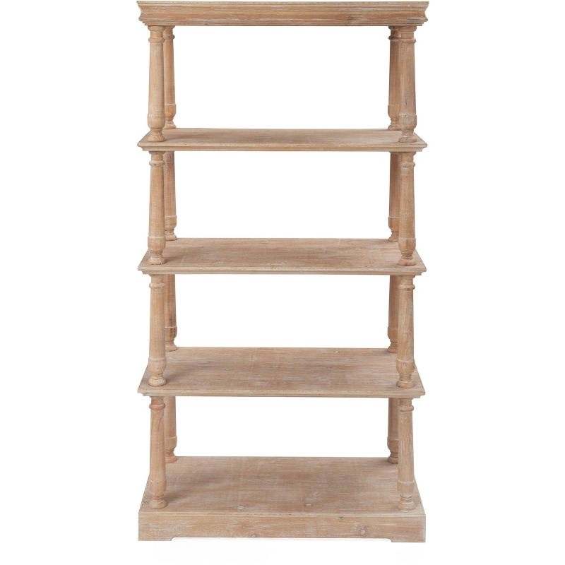 60" Maxwell 4 Tier Bookshelf Natural - Finch