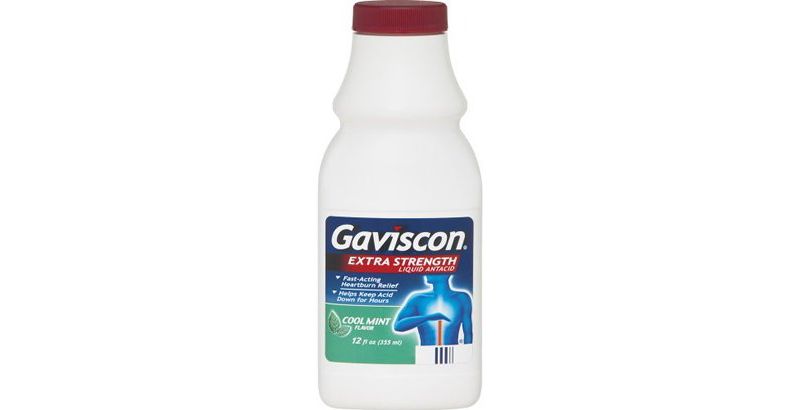 Gaviscon Extra Strength Antacid Liquid - Cool mint 12oz