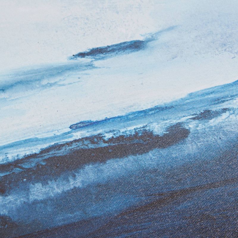 Squall Framed Canvas Art Blue - Martha Stewart