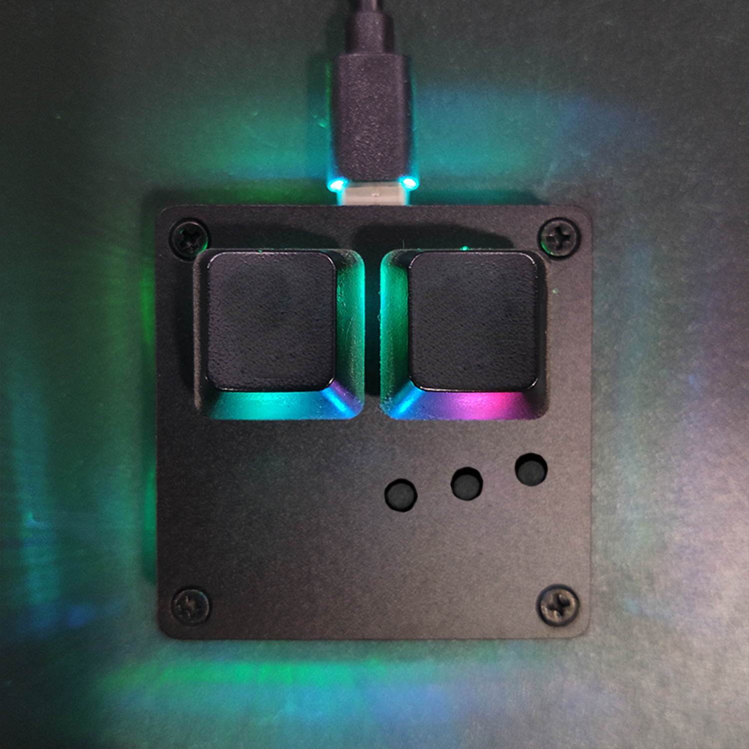 CUUWE SimPad Mini Keyboard Touch Wheel Axle Tester Gaming Keypad Osu support Cheery Mx Red Switch Gaming Mechanical Keyboard game player