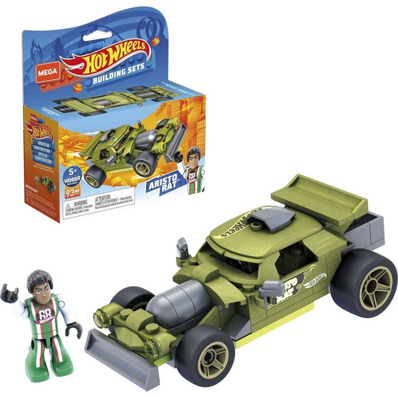 Mega Construx Hot Wheels Aristo Rat Vehicle