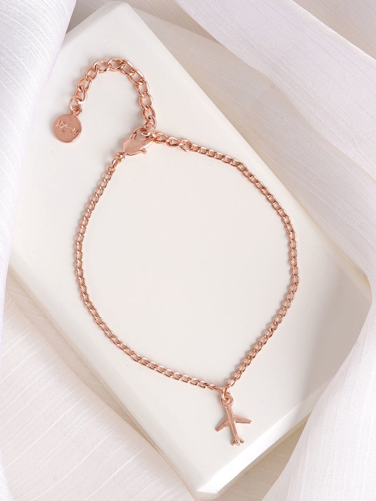 Joker & Witch The Party Edit Fly High Rose Gold Charms Bracelet