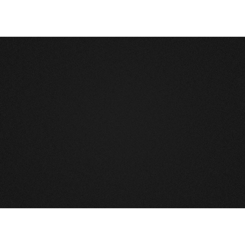 Accent Table - Black Metal with Tempered Glass - EveryRoom