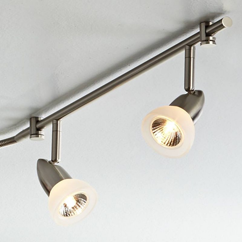 Pro Track Flex Rave LED 6-Light Satin Chrome Track Fixture