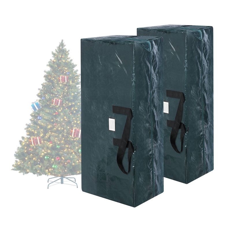 Elf Stor 9' Premium Christmas Tree Bag Holiday Extra Large Gray