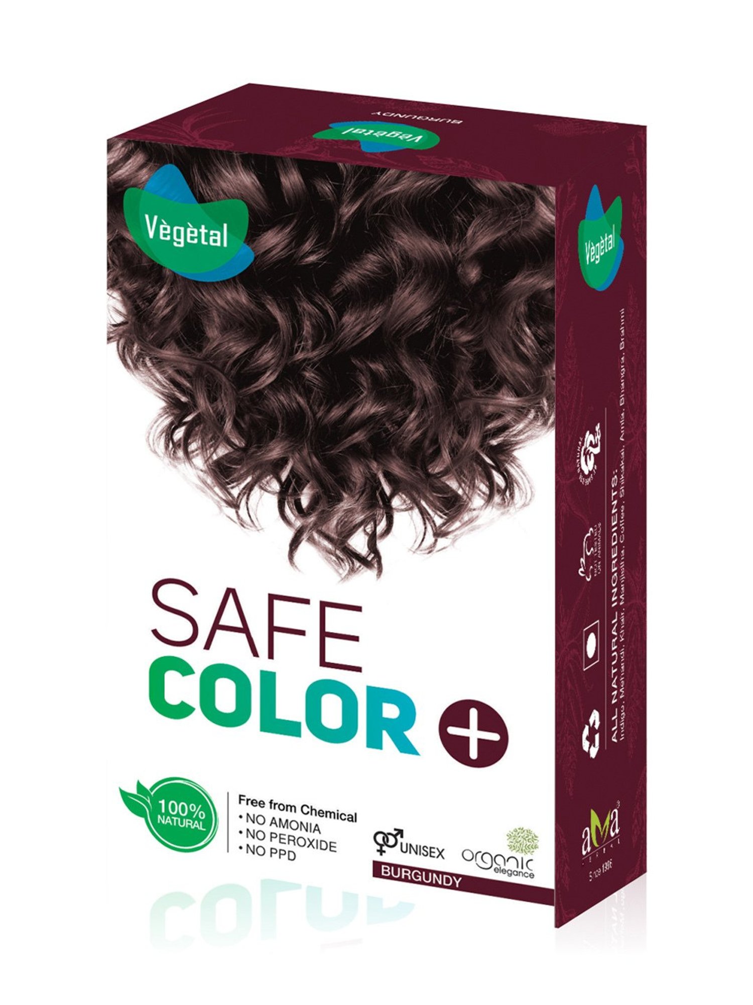 Vegetal Hair Safe Color Soft Black  - 100 gm