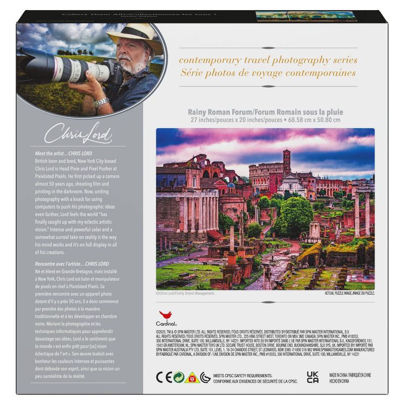 Cardinal Chris Lord: Rainy Roman Forum Jigsaw Puzzle - 1000pc
