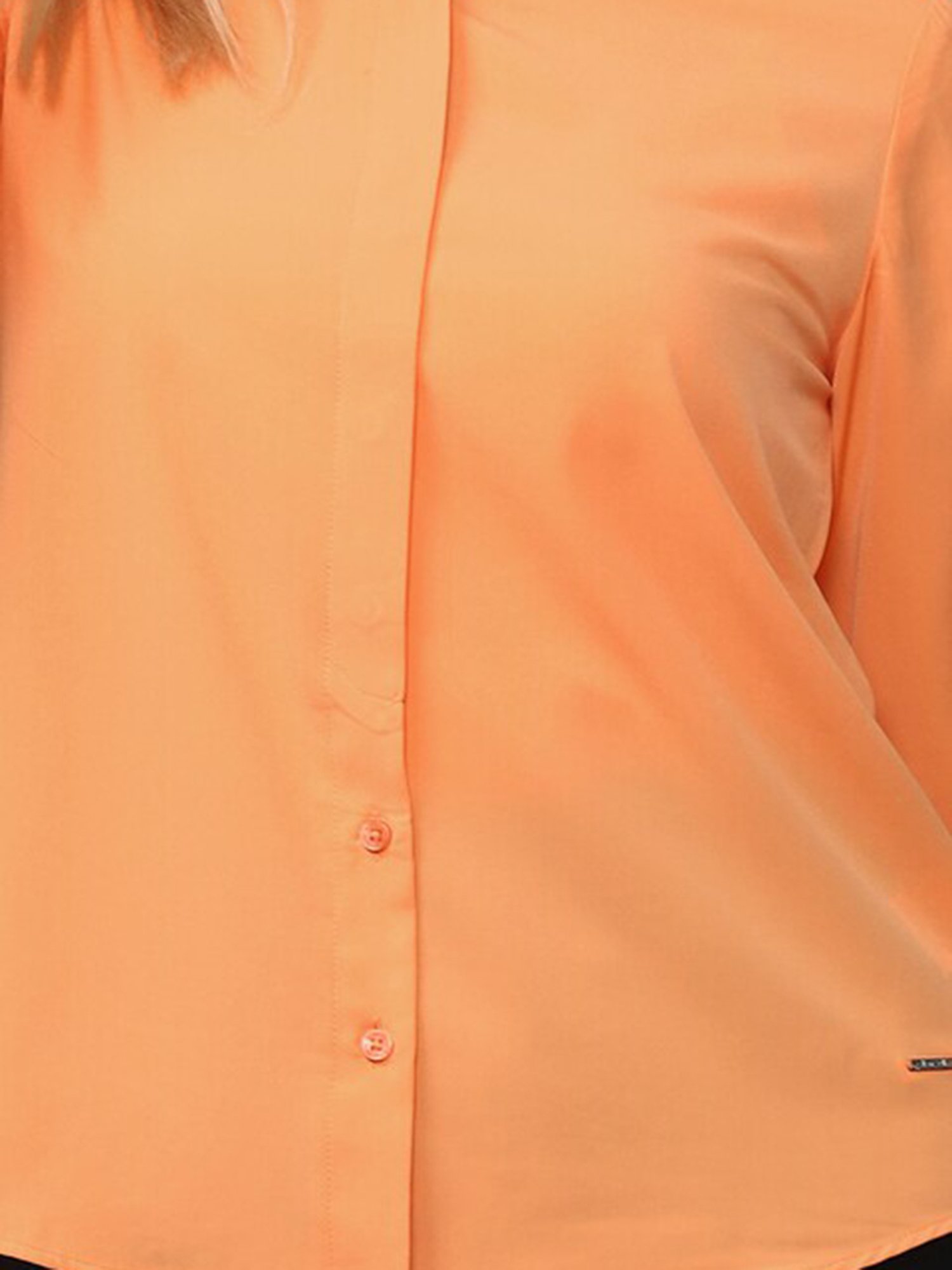 Allen Solly Orange Regular Fit Shirt