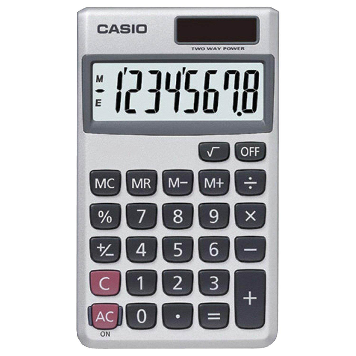 Calculator,Dual Power,Handheld