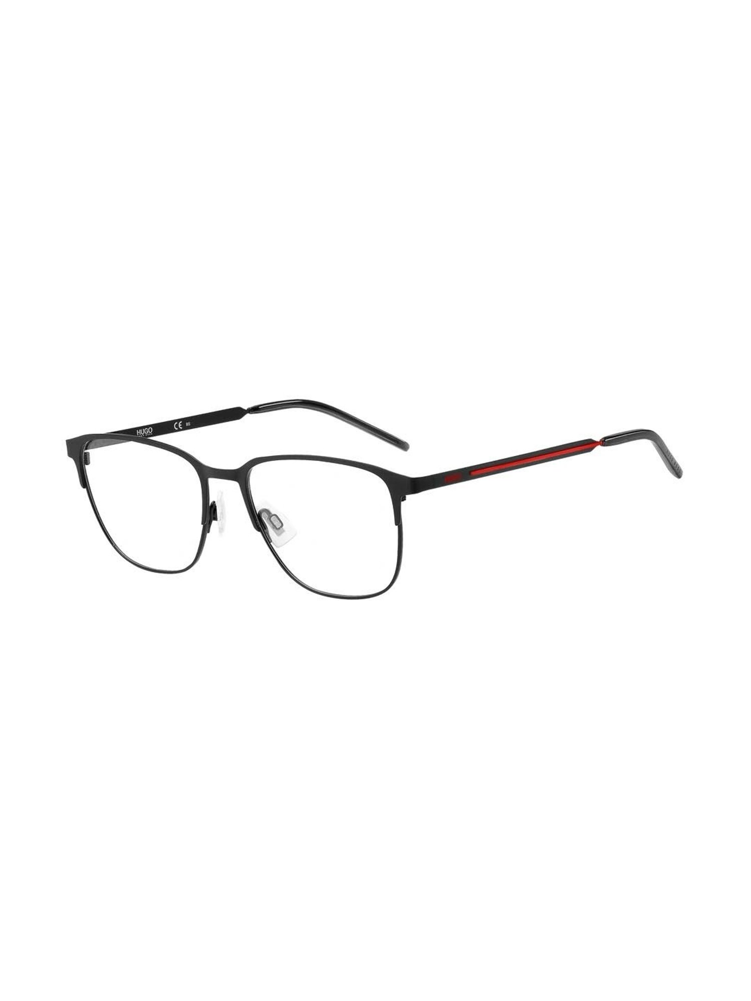 HUGO Black Square Eye Frames for Men