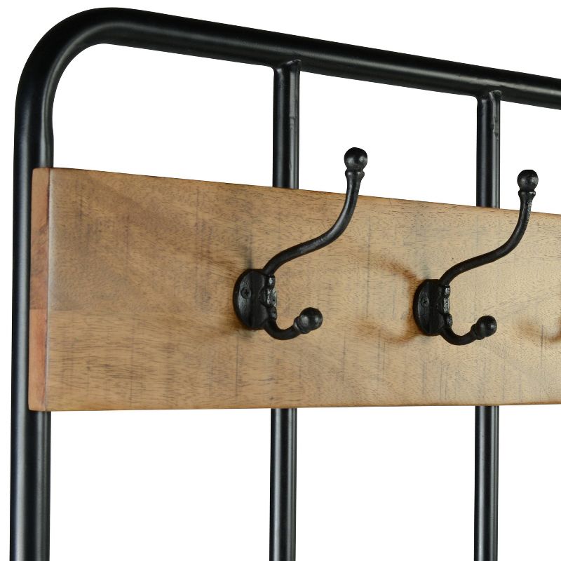 Quatro Umbrella Stand & Coat Rack Steel - Adesso
